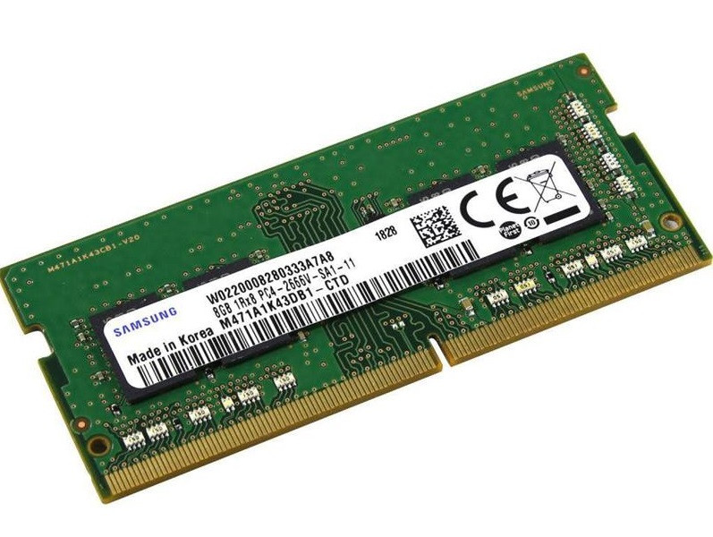 Модуль пам`ятi SO-DIMM DDR4 8GB/2666 Samsung (M471A1K43DB1-CTD), фото 1