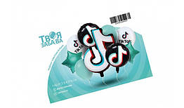 Набір фольгованих кульок  Tik Tok, 9 шт