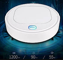 Бездротовий робот-пилосос Vacuum Cleaner ES28 для комплексного прибирання Білий