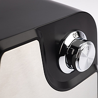 М'ясорубка електрична Grunhelm AMG180SS, 1800 Вт, з реверсом, насадкою для ковбас, чорна, фото 6