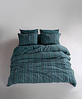 Комплект постільної білизни Limasso Stonewashed 200 х 220 см Coastal Trio Dark Green