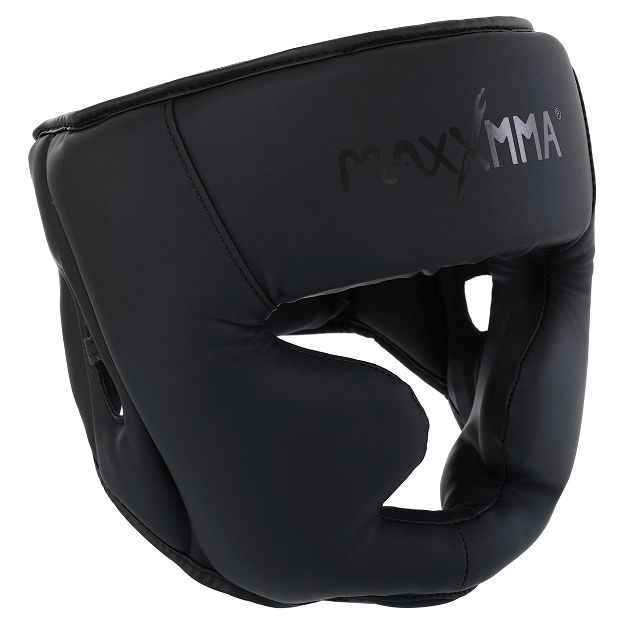 Шолом для боксу MaxxMMA GBH03 M чорний, фото 1