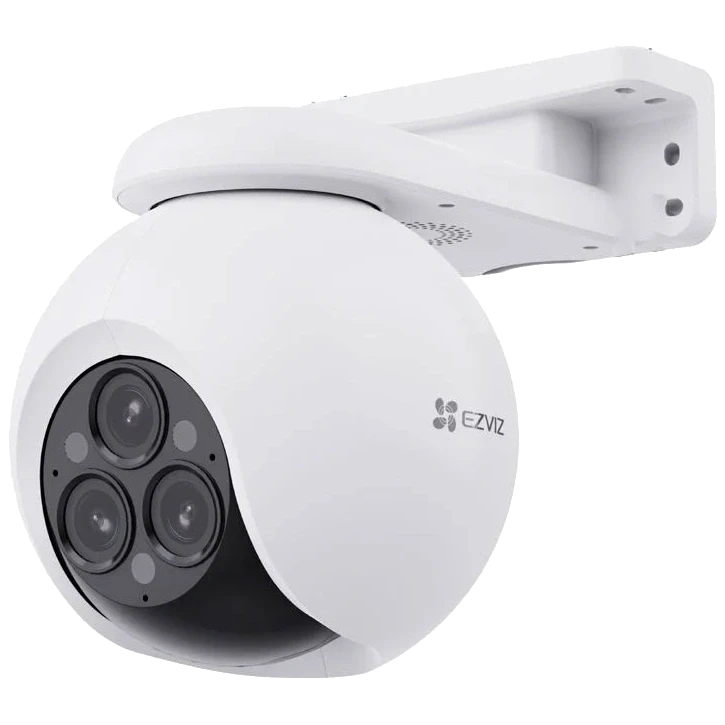 IP-відеокамера Ezviz H80f Multi 4 МП×3 з потрійним об'єктивом 2.8/6/12 мм, PTZ, Wi-Fi, дальність до 40 м, IP67, фото 1