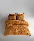 Комплект постільної білизни Limasso Stonewashed 200 х 220 см Coastal Trio Mustard