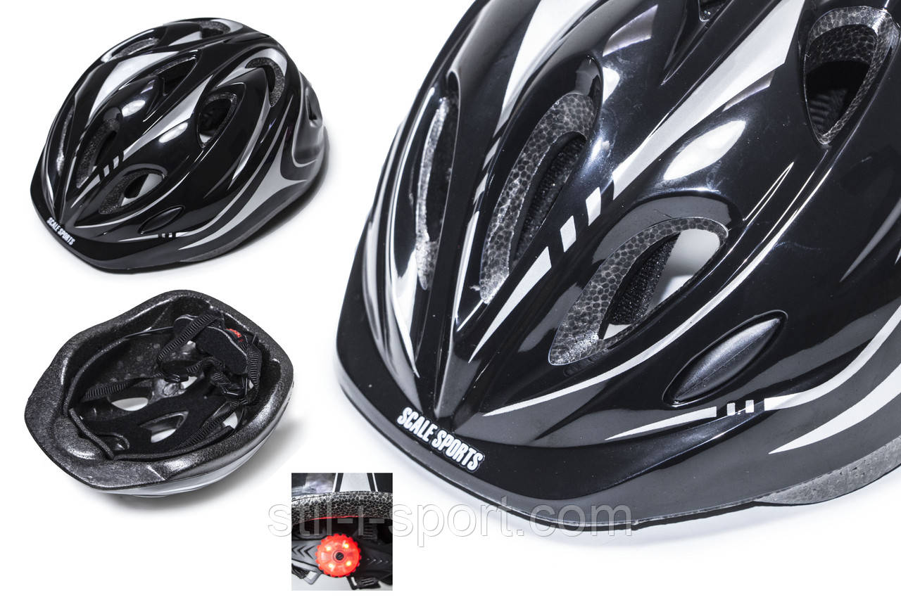 Шолом із регулюванням розміру Чорний колір, фото 1