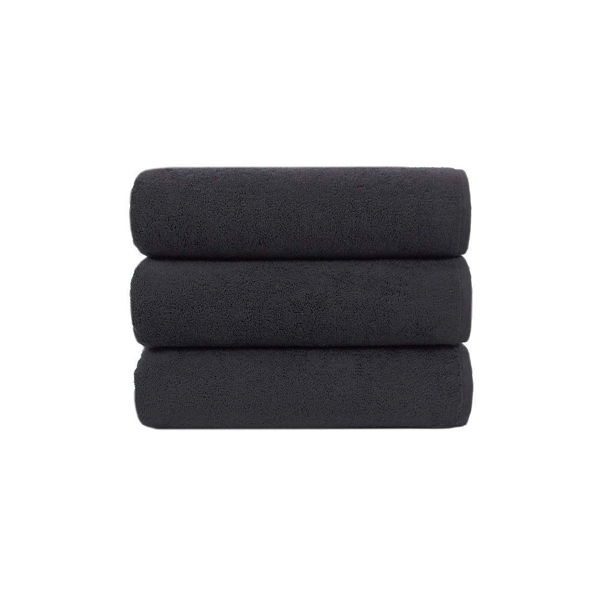 Рушник Lotus Home — Hotel Basic чорний 50*90 (16/1) 400 г/м2 оптом, фото 1