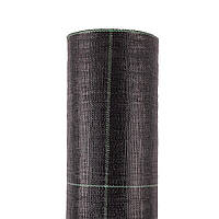 Агротканина проти бур'янів 100 г/м², сітка 25 см, чорна, 0,4х100м