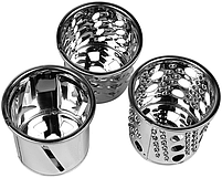 М'ясорубка електрична Grunhelm AMG180SSJ, 1800 Вт, з реверсом, насадками для ковбас, томатів, ягід і терки, чорна, фото 3