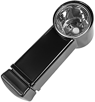 М'ясорубка електрична Grunhelm AMG180SSJ, 1800 Вт, з реверсом, насадками для ковбас, томатів, ягід і терки, чорна, фото 5