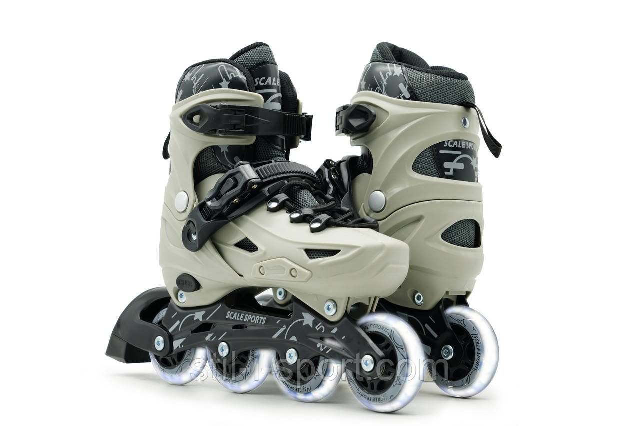 Ролики Scale Sports Gray LF 605, розмір 29-33, фото 1