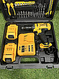 Шуруповерт DeWALT DCD796 (48V, 6AH) з набором інструментів. Акумуляторний шуруповерт Деволт, фото 2