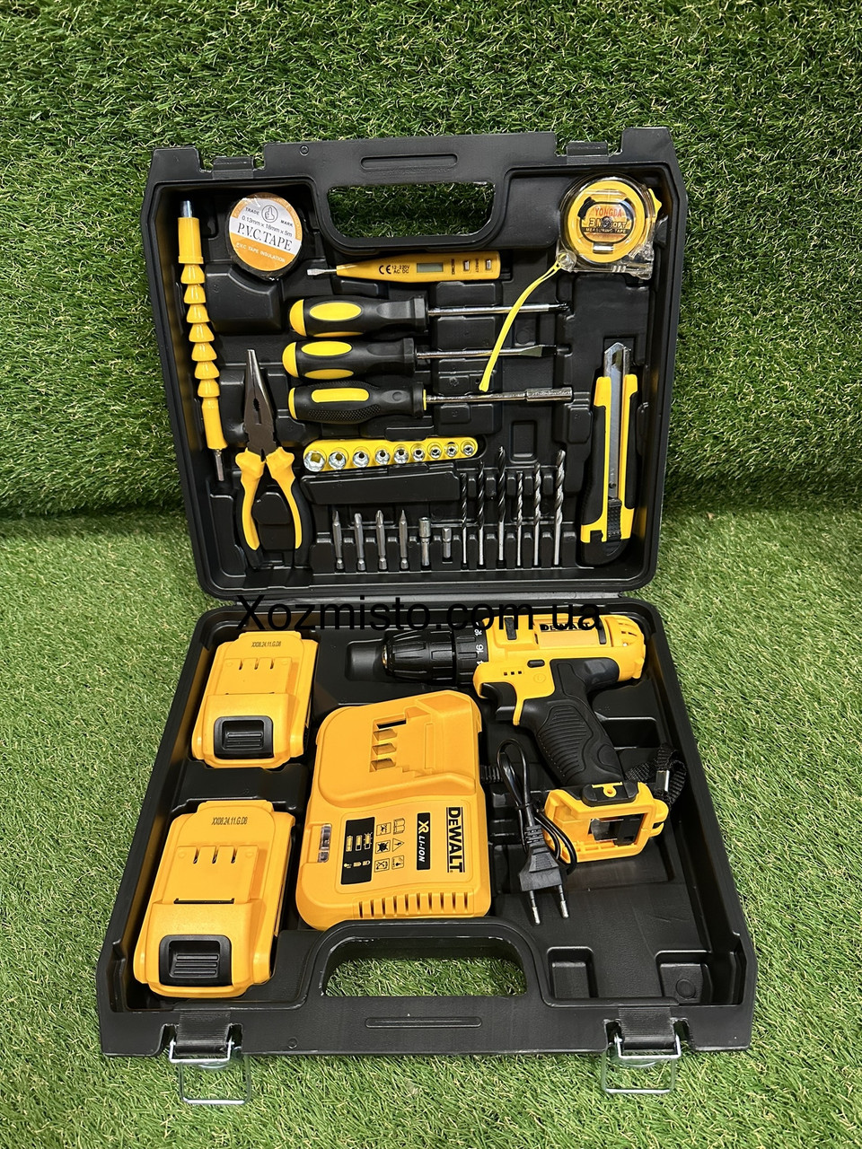 Шуруповерт DeWALT DCD796 (48V, 6AH) з набором інструментів. Акумуляторний шуруповерт Деволт, фото 1