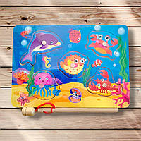 Гра для дітей від 3 років Дерев'яний пазл-іграшка Риболовля