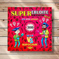 Гра для дітей від 7 років Super Erudite Viktorina Діти проти дорослих