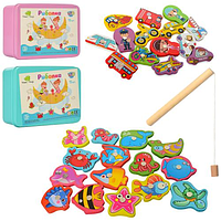 Дерев'яна іграшка Магнітна Рибалка MD 0950-57