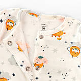 Чоловічок для немовлят із зовнішніми швами на кнопках Bees, фото 2