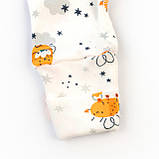 Чоловічок для немовлят із зовнішніми швами на кнопках Bees, фото 3