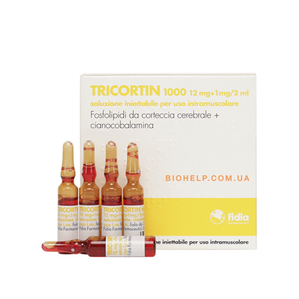 Трикортин (Tricortin) 1000, амп. по 2 мл., No5 амул., фото 1