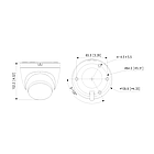 IP відеокамера WiFi 4Мп Dahua DH-IPC-HDW1430DT-SAW з мікрофоном (2.8 мм), фото 3