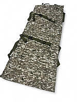 Носилки Aforce безкаркасные ПИКСЕЛЬ усиленные до 150 кг армейские Военные санитарные