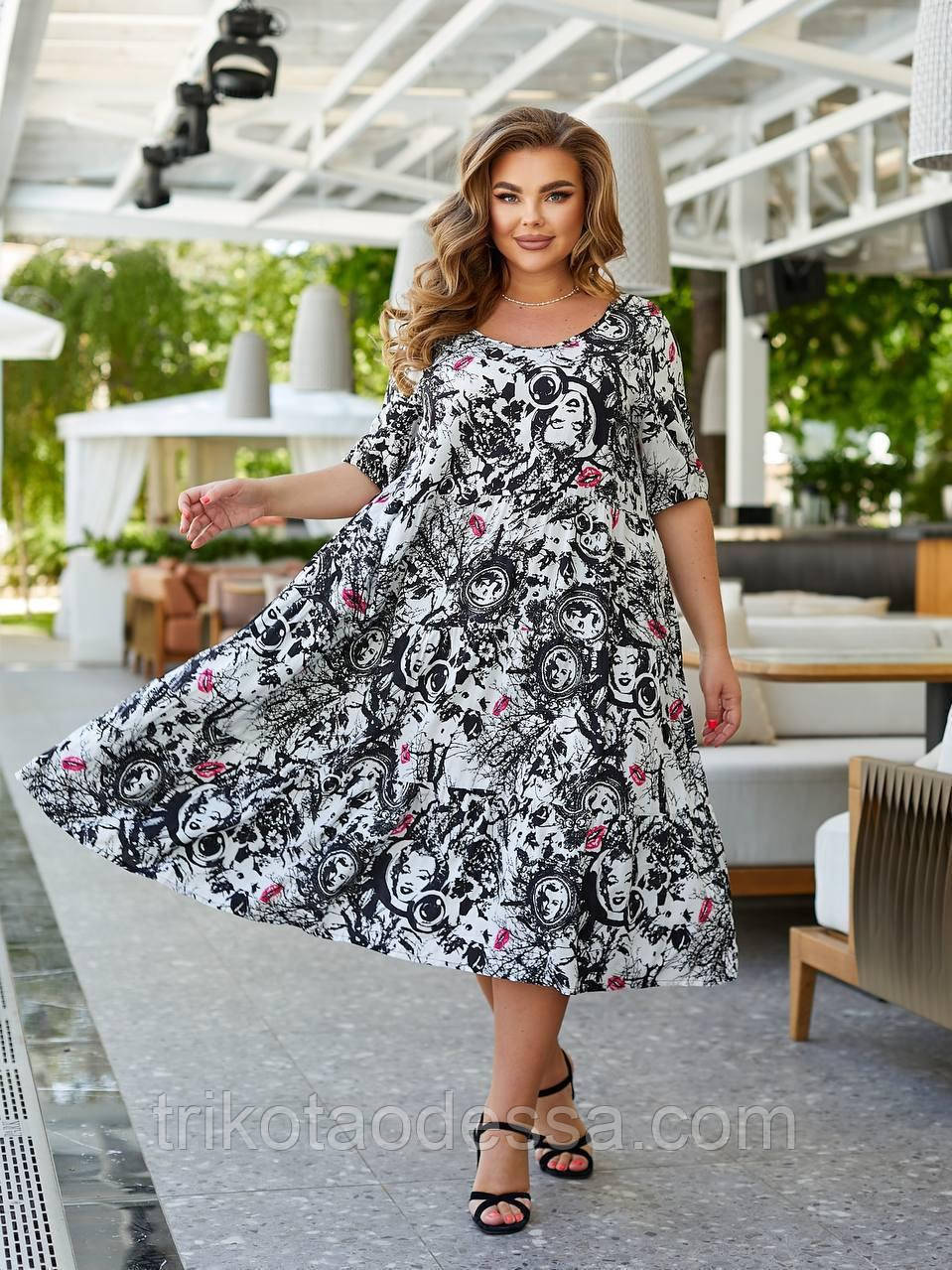 Сукня жіноча 166/3.3вм батал р.56-70 New, фото 1