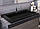 Умивальник, Раковина, накладний Luxor Kraft Low 80 Black, фото 8