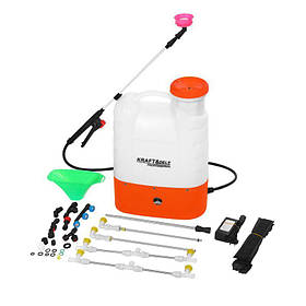 Акумуляторний садовий обприскувач 16 л Kraft&Dele KD2032 — ранцевий 12V для саду та дерев riven