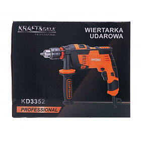 Ручна електрична ударний дриль 1600 Вт Kraft&Dele KD3352 ударний дриль riven