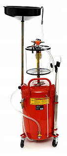 Маслозливна установка 80 л Kraft Dele KD10520_2K вакуумна установка для зливу масла riven