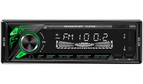Автомагнітола BOSCHMANN BM-5602 ISO — RGB Bluetooth, 2xUSB, MP3 Player, FM, microSD, AUX, фото 1