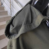 Сукня Bellise трикотаж довга капюшоном 46/48 хакі, фото 5