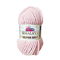 Himalaya DOLPHIN BABY (Гімалаї Долфін Бейбі) № 80303 ніжно-рожевий  (Пряжа велюр(плюшева), нитки для в'язання)