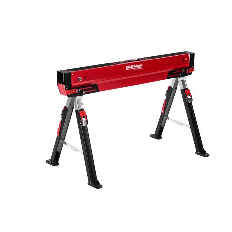 Складаний телескопічний козел 700 кг Kraft&Dele KD11874 регульована опора riven, фото 1