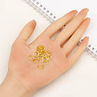 Колечка Одинарні Відкриті, Залізні, Золото, 10х0.7мм, Внутрішній Діаметр 8.6мм, близько 280шт/50г, фото 3