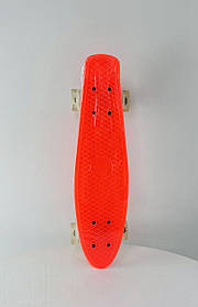 Скейт Пенні борд, колеса PU СВІТЯТЬСЯ d=6 см, дошка 55 см (1102) Best Board