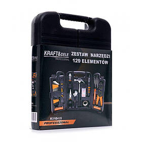 Набір ручного інструменту 129 ел Kraft&Dele KD10465 професійний набір інструментів riven