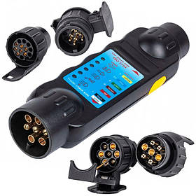 Тестер для розеток і вилок 12 В Kraft&Dele KD10542 тестер розеток riven