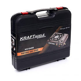Плита газова портативна туристична 2200 Вт Kraft&Dele KD10499 портативна газова плита riven