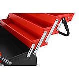 Металевий ящик-органайзер Kraft&Dele KD1074 — інструментальний бокс з висувними шухлядами riven, фото 7