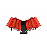 Металевий ящик-органайзер Kraft&Dele KD1074 — інструментальний бокс з висувними шухлядами riven, фото 8