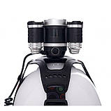 Налобний ліхтар акумуляторний 2000 Лм, LED Kraft&Dele KD1247 ліхтар налобний riven, фото 4