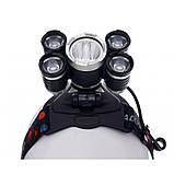 Налобний ліхтар акумуляторний 2000 Лм, LED Kraft&Dele KD1247 ліхтар налобний riven, фото 8