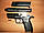 Пневматичний пістолет Gletcher SW MP Smith & Wesson M&P40 Сміт і Вессон пластик газобалонний CO2 120 м/с, фото 4