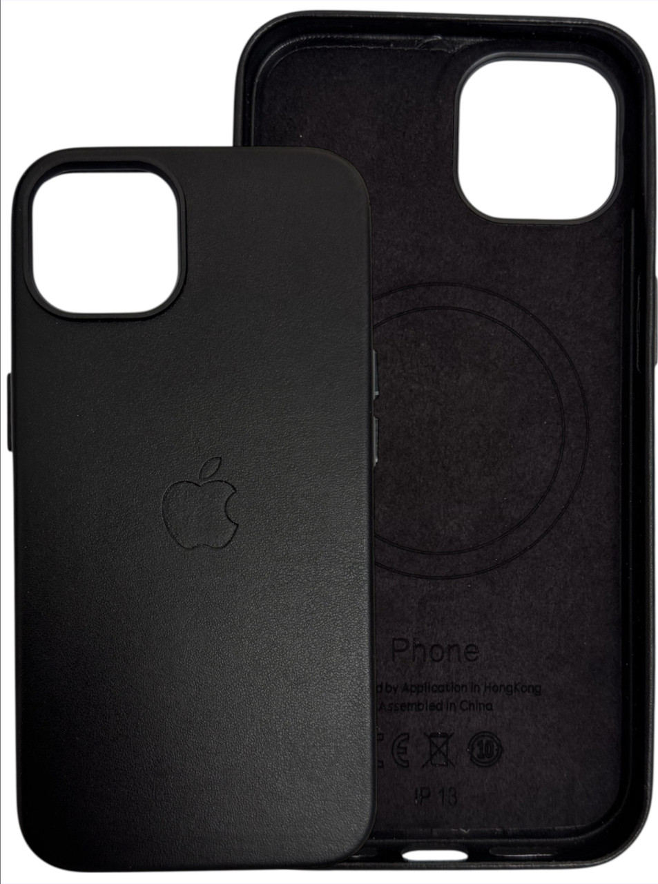 Leather Case MagSafe для iPhone 13/14 Black, фото 1