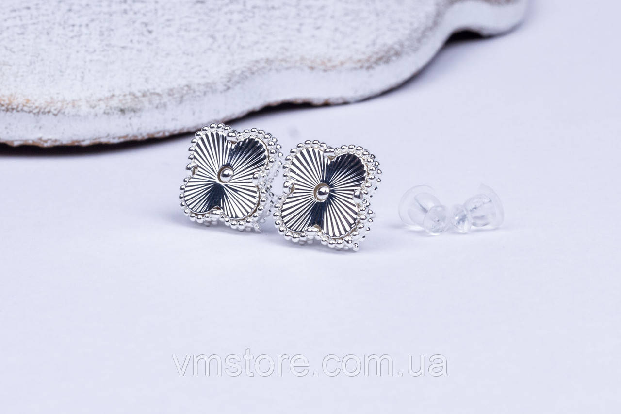 Сережки гвоздики конюшини Vintage, родовані, фото 1