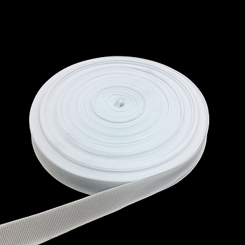 Стрічка окантовна 23 мм біла
