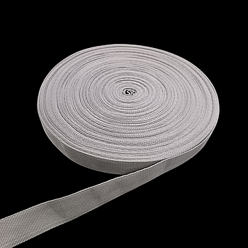 Стрічка окантувальна 23 мм світло-сіра
