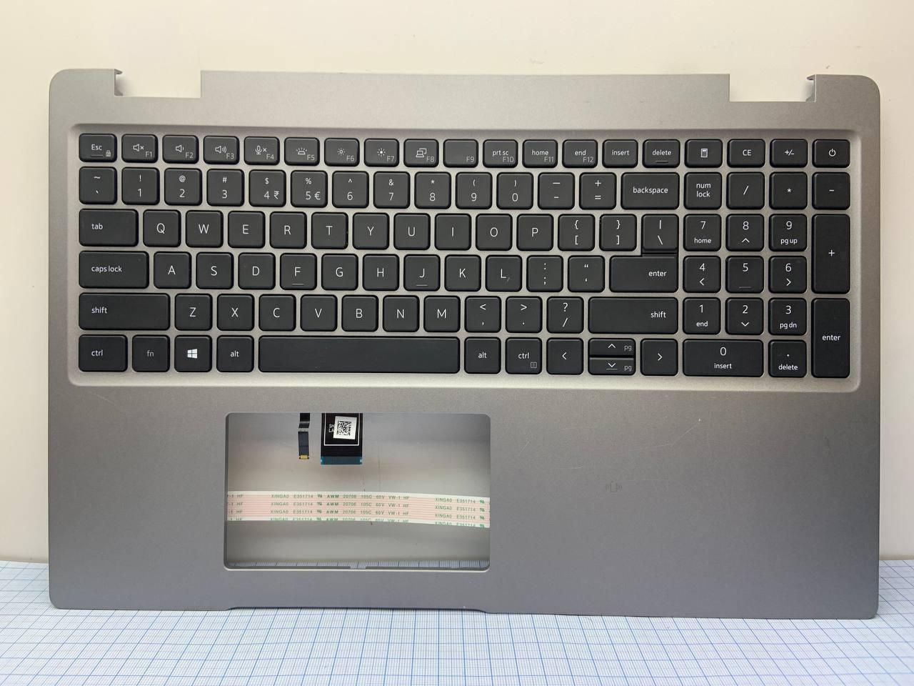 Dell Latitude 5520 Корпус C (топкейс із клавіатурою, середня частина) (09CM3 460.0M60S.0004) Сірий 3,5А б/у, фото 1