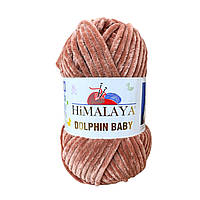 Himalaya DOLPHIN BABY (Гімалаї Долфін Бейбі) № 80337 карамель (Пряжа велюр(плюшева), нитки для в'язання)