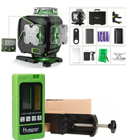 Лазерний рівень (нівелір) Huepar S04CG Premium + приймач Huepar